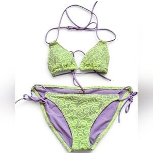 Victoria’s Secret Lace Bikini Set Size Top L / Bottom M